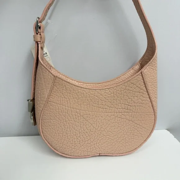 Burberry Leather Small Chess Baguette Shoulder Bag Purse Blush NWT $2190 Dust Ba - Picture 4 of 14